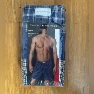 Tommy Hilfiger Men's Plaid and Solid Boxer Shorts 3-Pack